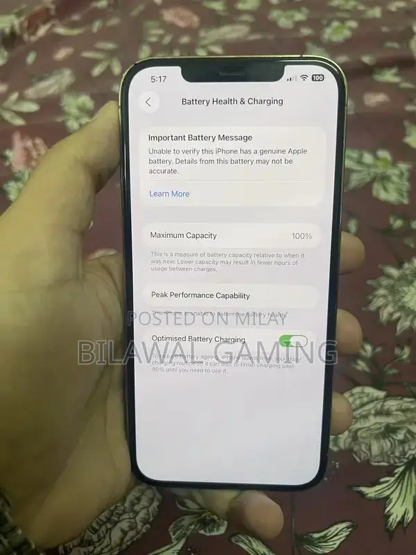 iPhone 12 Pro Max with Excellent Battery Health