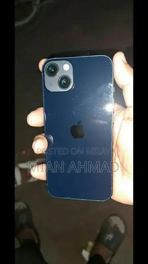Navy Blue iPhone 13 Smartphone with High Battery Health