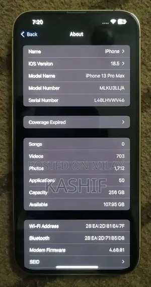 Apple iPhone 13 Pro Max 256GB Smartphone