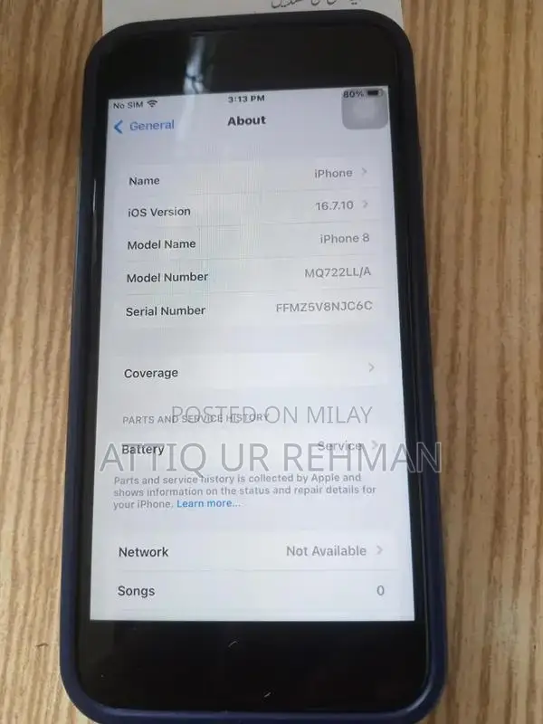 Apple iPhone 8 Non-PTA Smartphone