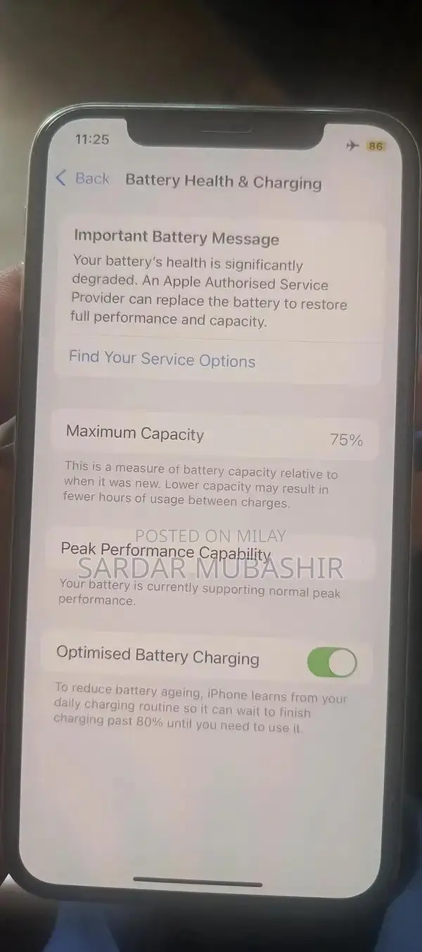 iPhone XS 256GB Smartphone with Charger and Cover