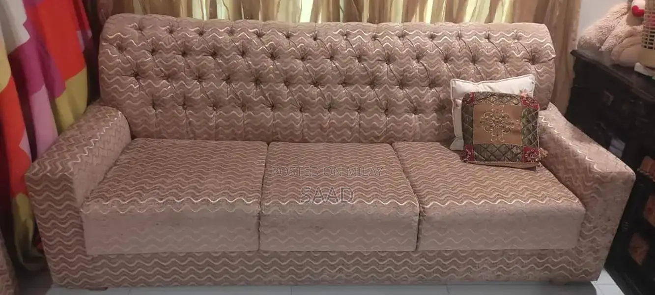 6-Seater Sofa Set - Excellent Condition Home Furniture