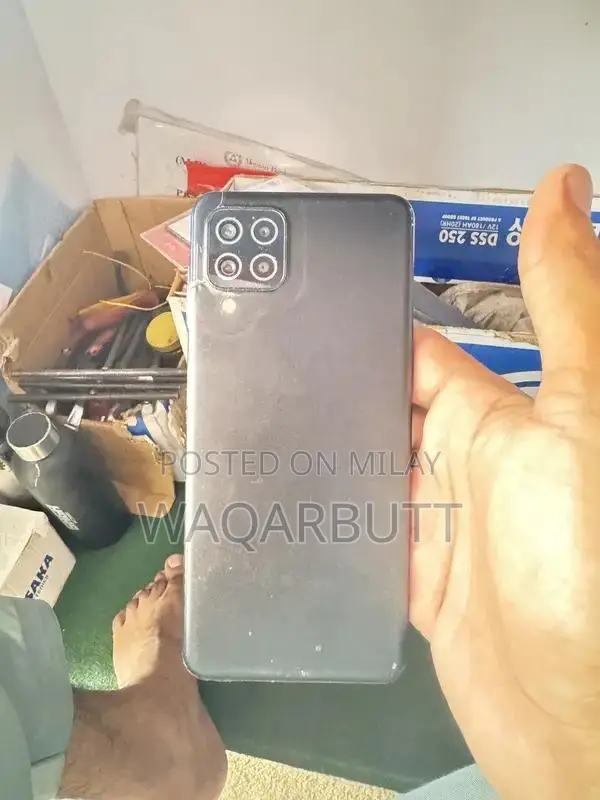 Samsung A22 Smartphone with Original Box and Charger