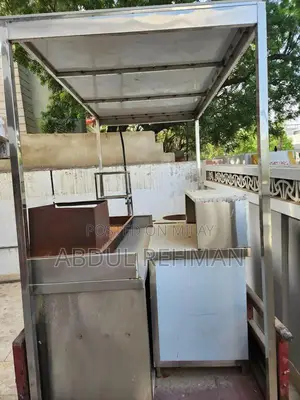 Loader Rickshaw with Removable BBQ Setup Stand