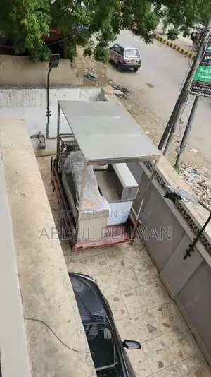 Loader Rickshaw with Removable BBQ Setup Stand