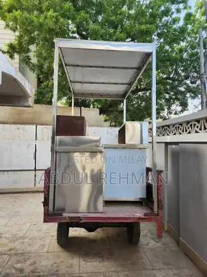 Loader Rickshaw with Removable BBQ Setup Stand