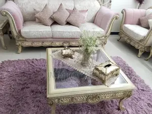 Seven Seater Sofa Set with Side Tables and Center Table