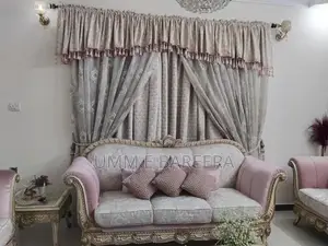 Seven Seater Sofa Set with Side Tables and Center Table