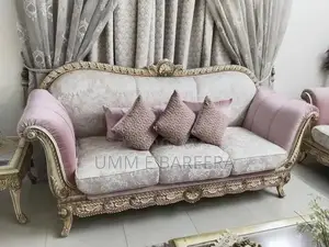 Seven Seater Sofa Set with Side Tables and Center Table