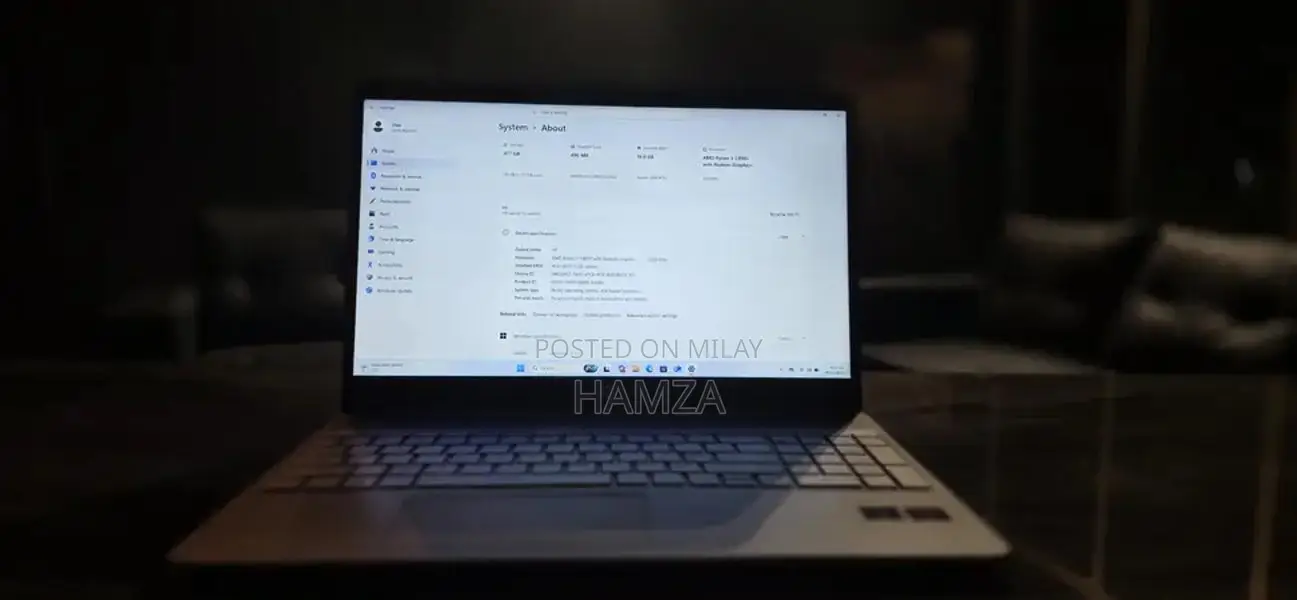 HP Ryzen 3 Laptop with 16GB RAM and 512GB SSD