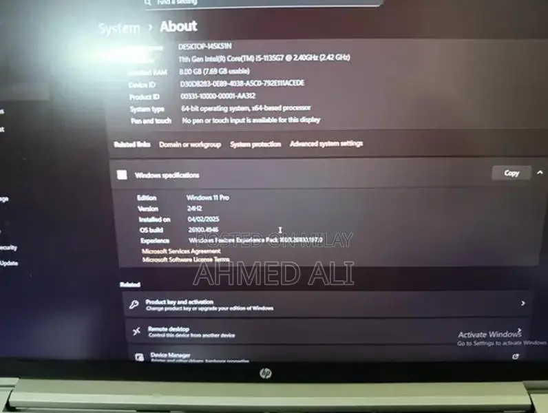 HP ProBook 450 G8 Laptop - 11th Gen Intel i5, 8GB RAM, 500GB SSD