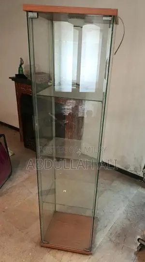 Photo - Stylish Ikea Glass Display Cabinet for Home Storage