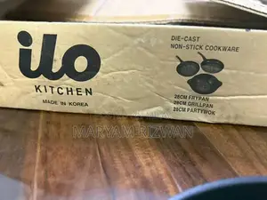 Photo - 3-Piece Pink Die Cast Non-Stick Cookware Set