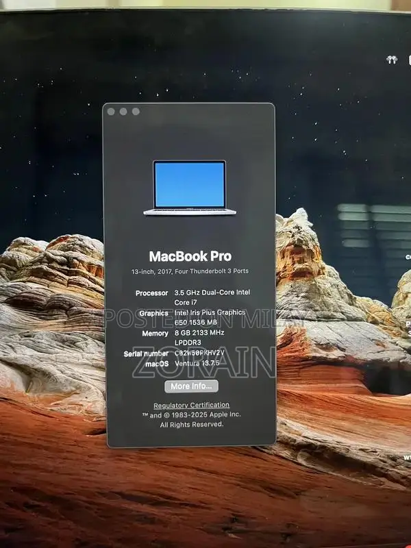 MacBook Pro 13-inch 2017 with 512GB Storage