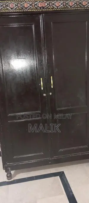 Photo - Wooden Showcase and Wardrobe Set - Classic Furniture Piece