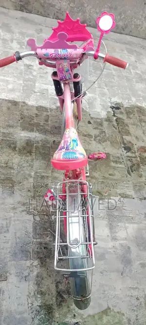 Girls Pink Imported Bicycle - 34 Inch Height Barbie Design