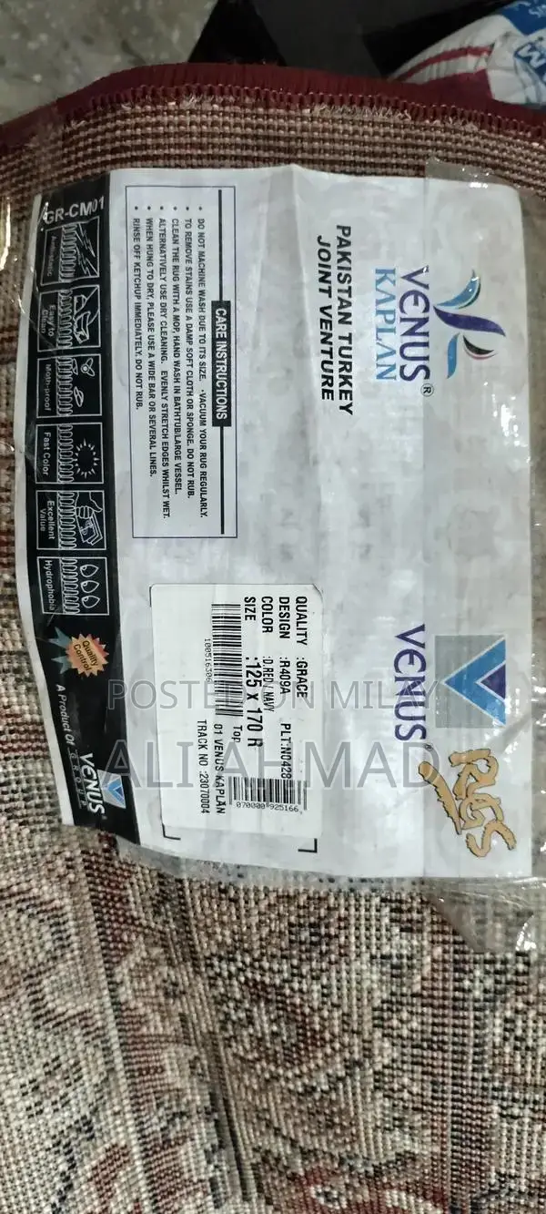 Large Imported Area Rug - Nearly New Condition