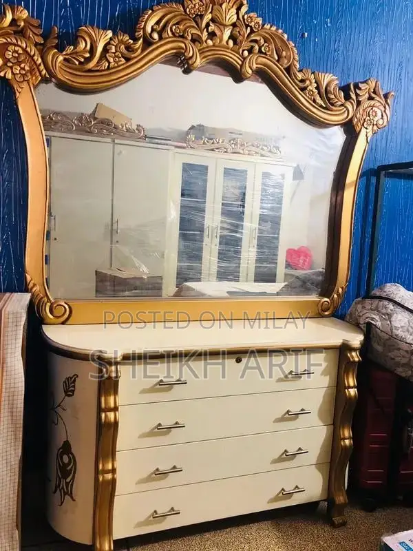 King Bed Set with Wooden Furniture - Complete Bedroom Collection