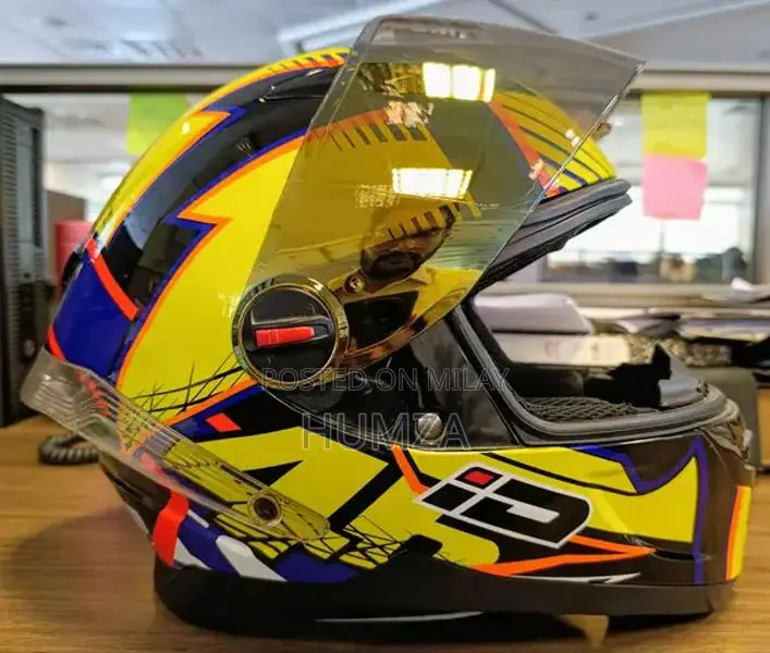ORCA Dot/ECE R22.05 Certified Motorcycle Helmet - Valentino Rossi Edit