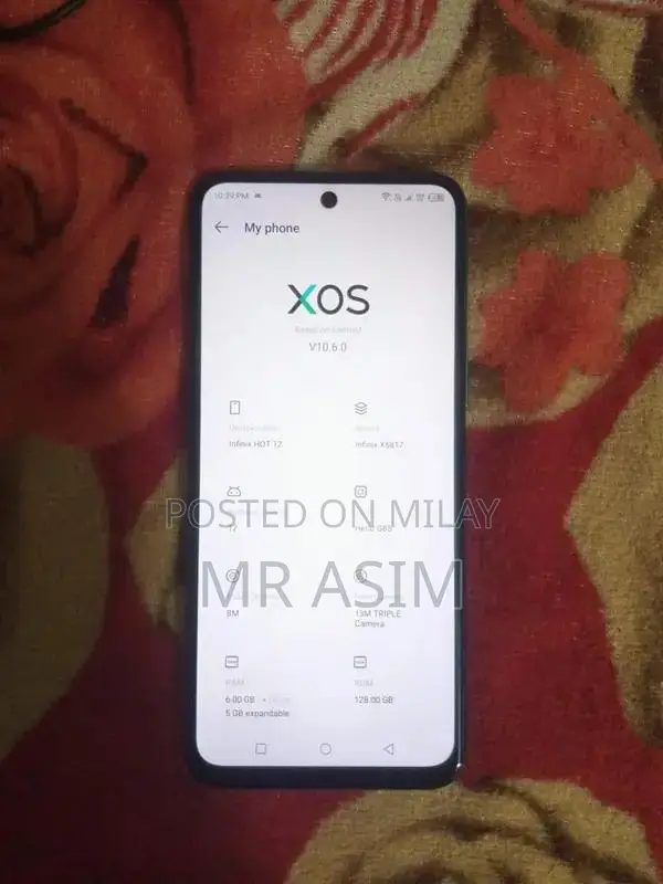 Infinix Hot 12 Smartphone - 6GB RAM 128GB Storage