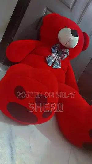 Photo - Large Red Teddy Bear Plush Toy for Sale
