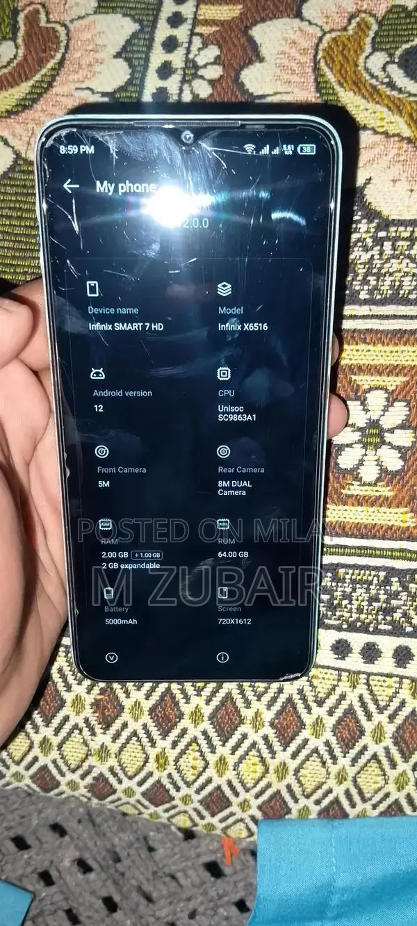 Infinix Smart 7 HD Smartphone 4GB RAM 64GB Storage
