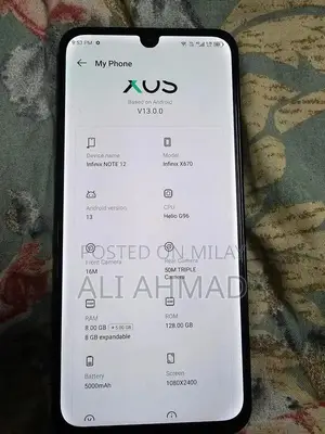 Infinix Note 12 G96 Smartphone - 8GB RAM, 128GB Storage