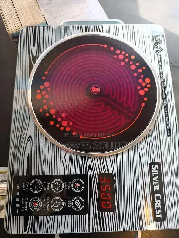 Electric Infrared Cooker with Waterproof Glass Top