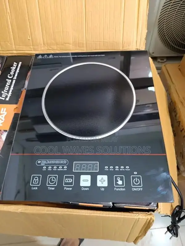 Electric Infrared Cooker with Waterproof Glass Top