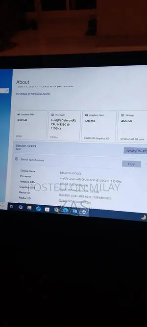 Photo - Lenovo Celeron N3550 Laptop with 4GB RAM and 500GB HDD