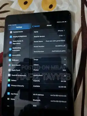 Apple iPad Mini 5 Tablet - Gaming and Productivity Device