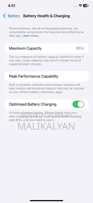 Apple iPhone 11 - 64GB Black Smartphone with High Battery Health