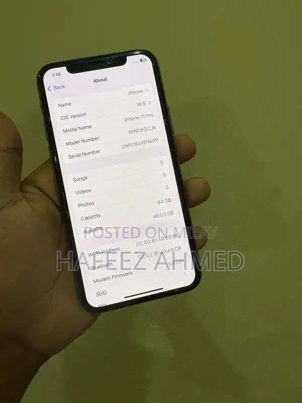 Premium Smartphone with 64GB Storage and 100% Battery Health