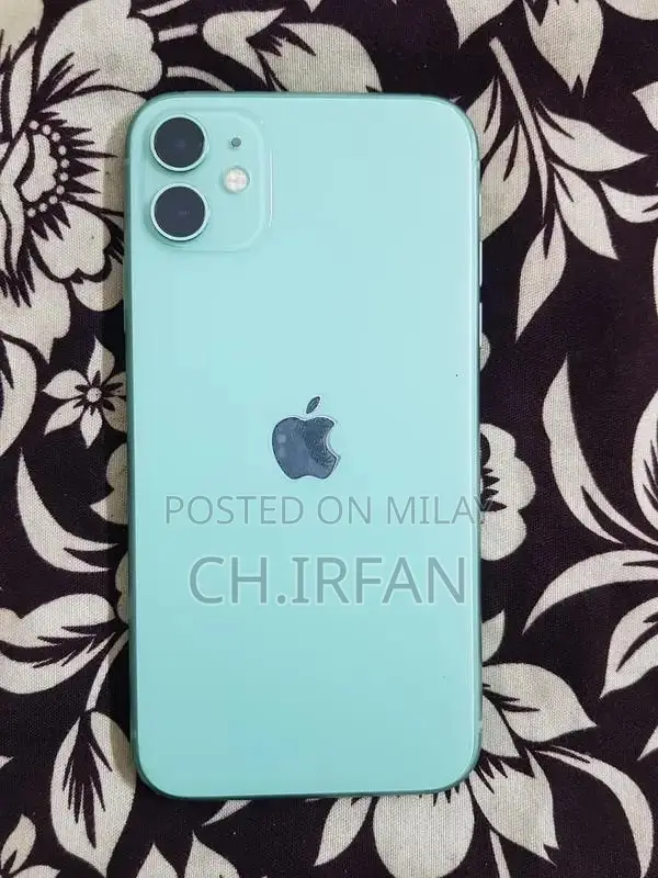 Ocean Green iPhone 11 64GB with High Battery Health