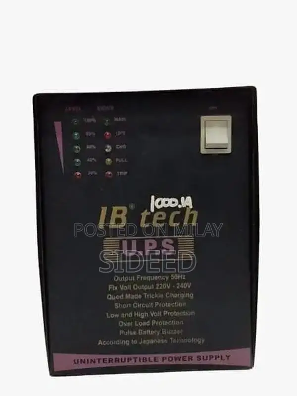 IB Tech 1000W Uninterruptible Power Supply (UPS)