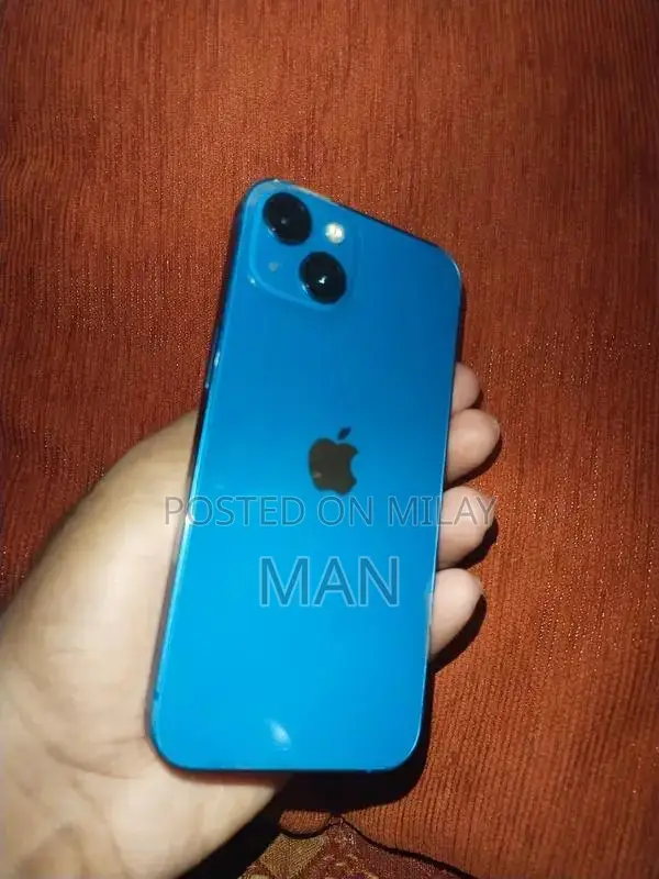 Blue iPhone 13 Waterproof Smartphone with High Battery Health