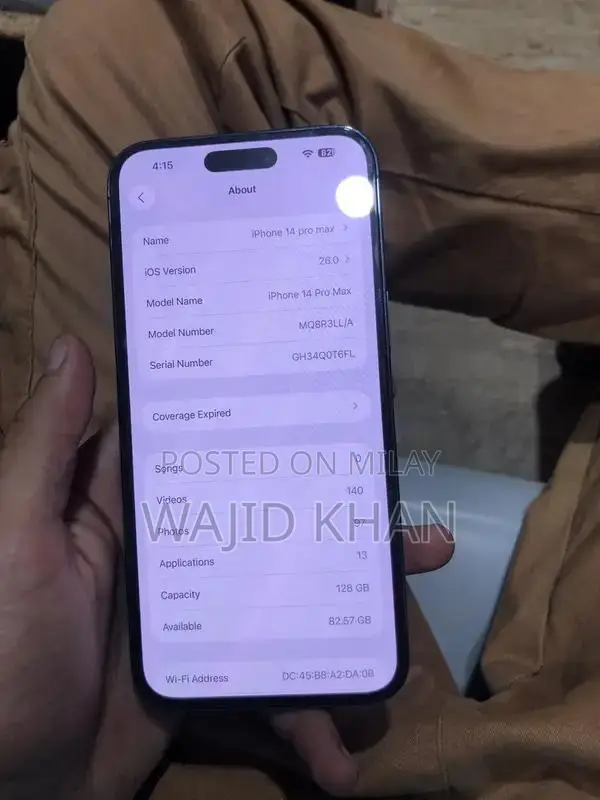 iPhone 14 Pro Max 128GB with Replaced Front Glass