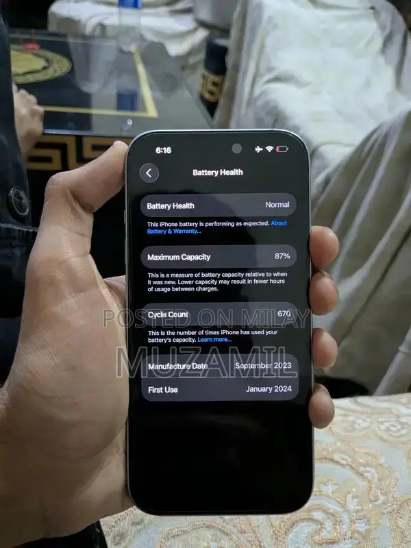 Frost Blue iPhone 15 JV Smartphone 128GB