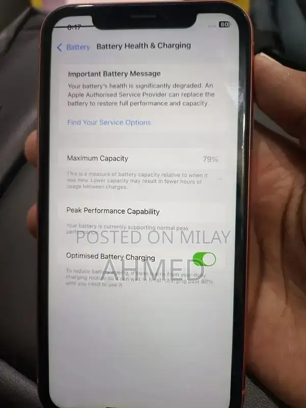 Apple iPhone XR 64GB Smartphone with Minor Screen Line