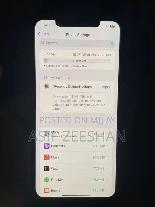 Apple iPhone XS Max 256GB Black Smartphone