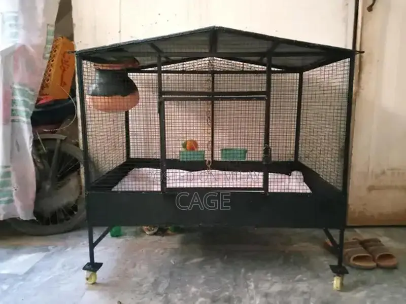 Iron Muzbot Bird Cage for Love Birds