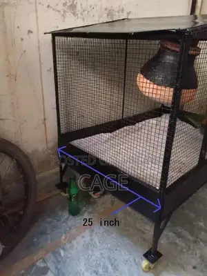 Iron Muzbot Bird Cage for Love Birds