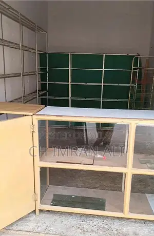 Photo - Iron Counter with Two Racks and Display Stand