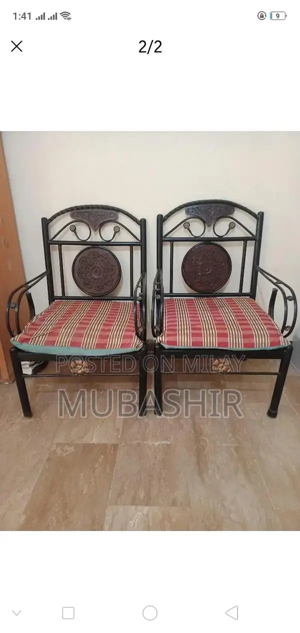 5-Seater Iron Sofa Set - Sturdy and High-Quality Furniture