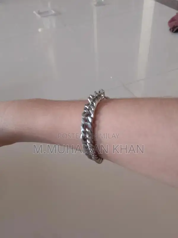 Stylish Silver Chain Necklace for Young Men and Boys