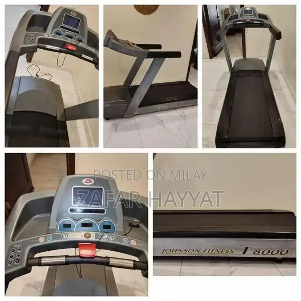 Johnson Fitness T8000 Home Treadmill Exercise Machine