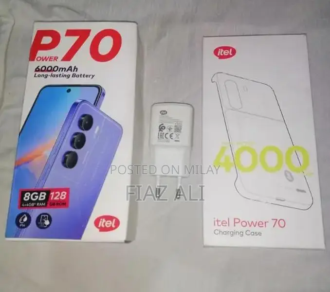 Itel P70 4/4 RAM Smartphone with Included Power Bank