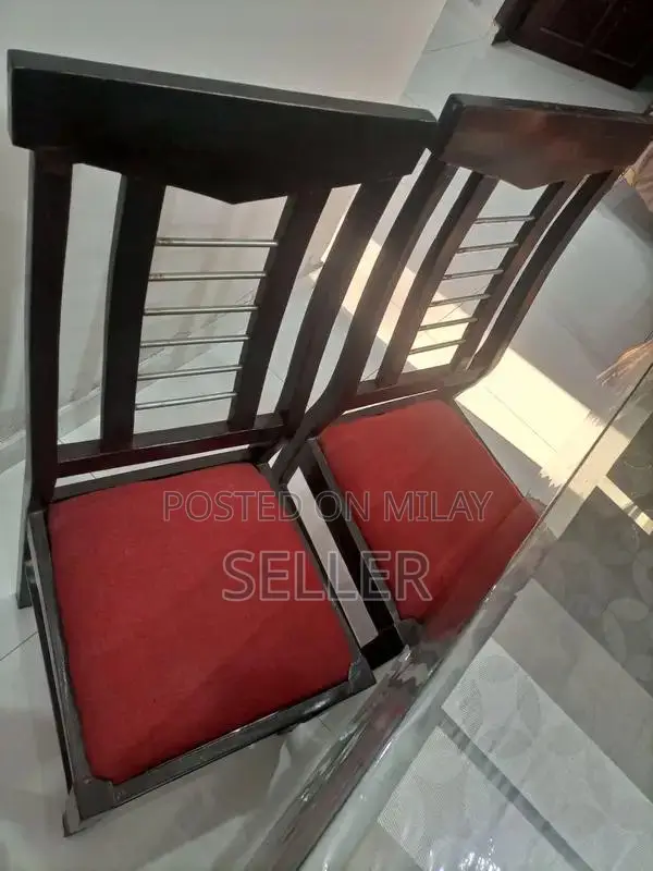 Glass Dining Table Set with Six Upholstered Chairs