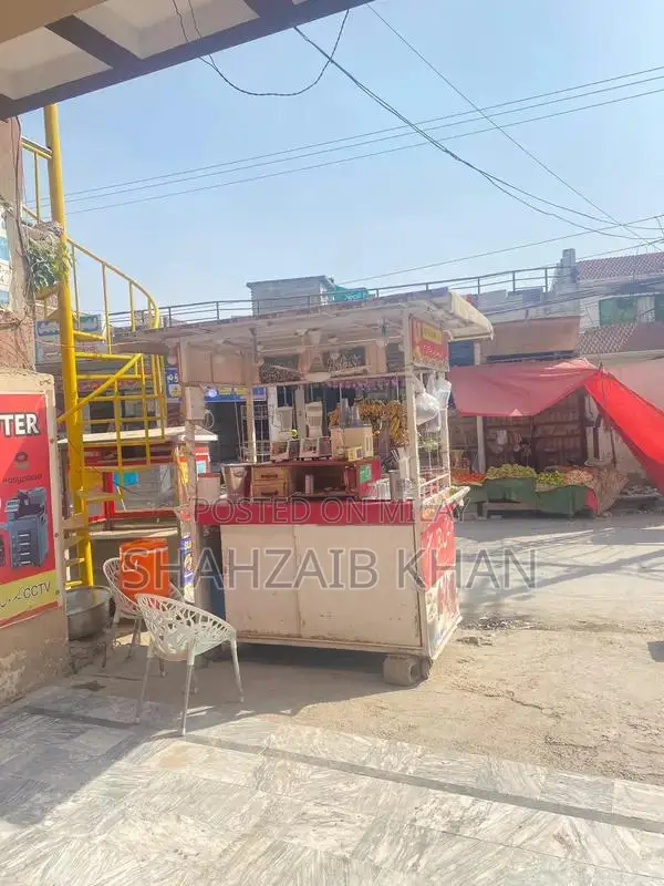Portable Juice Stall with Equipment and Seating