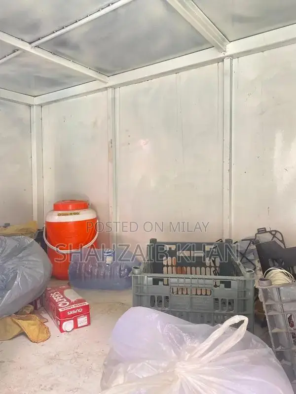 Portable Juice Stall with Equipment and Seating